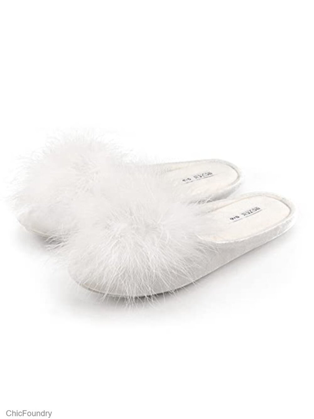 Fuzzy Velvet Memory Foam Indoor House Slippers
